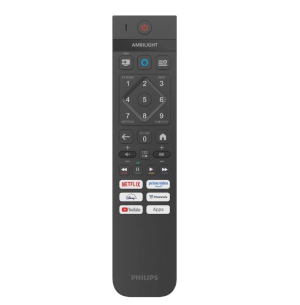 Телевизор Philips 65PUS8510/12, 65" 4K Ultra HD QLED, 3840x2160p, DVB-T/T2/T2-HD/C/S/S2, 60Hz, Ambilight 3, Pixel Precise UHD, 90% DCI, HDR+, Titan OS, Dolby Atmos, Dolby Digital, VRR, 3*HDMI, 2*USB, 802.11ac, 20W RMS, Black