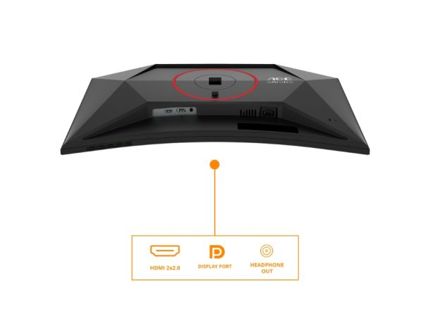 Монитор AOC C27G4Z2, 27" Curved 1500R, Fast VA, WLED, 1920x1080@260Hz (OC, Native 240Hz), 1ms GtG, 0.3ms MPRT, 300cd m/2, 3000:1, Adaptive Sync, FlickerFree, Low Blue Mode, Tilt, Height Adjust, Swivel, 2xHDMI, DP