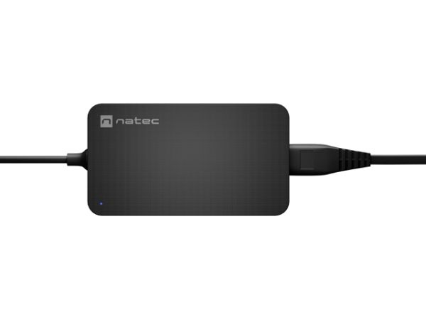 Адаптер Natec Natec Laptop Charger Grayling GAN USB-C 65W for laptops, tablets, phones
