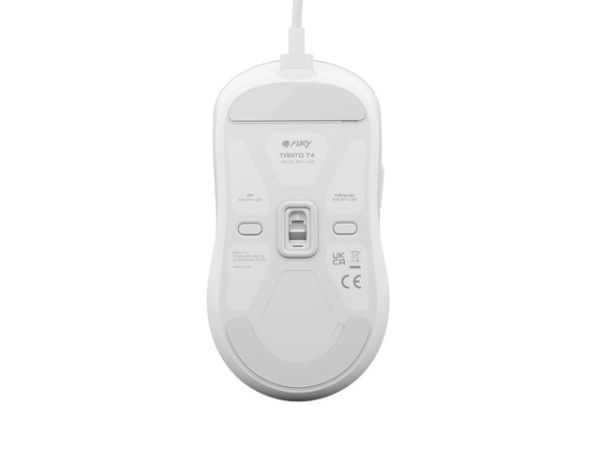 Мишка Fury Gaming Mouse Tanto T4 12000DPI Optical With Software RGB Backlight White