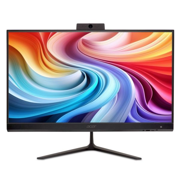 Настолен компютър - всичко в едно Acer Aspire C27-B, 27'' QHD (2560x1440)IPS 180Hz, Intel Core Ultra 5 115U (up to 4.20GHz, 10MB ), 16GB DDR5 (1 slot free), 512GB SSD, no DVD, Intel Iris Xe, HDMI, USB 3.2, USB 2.0, Type- C, RJ-45, WiFi 6 & BT 5.0, KBD& Mo