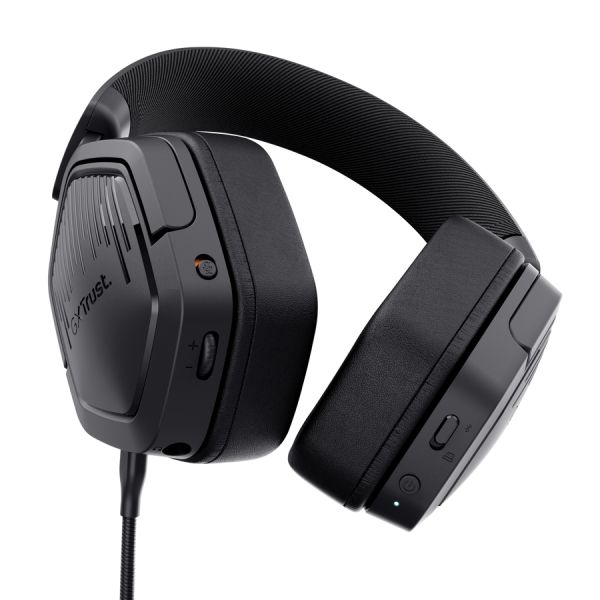 Слушалки TRUST GXT 493 Carus Wireless Multiplatform headset - Black