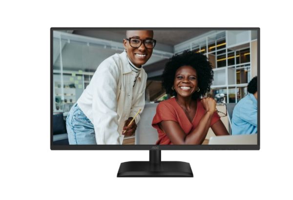 Монитор AOC 27E4U, 27" IPS WLED, 1920x1080@120Hz, 4ms GtG, 300cd m/2, 1500:1, 20M:1 DCR, Adaptive Sync, FlickerFree, Anti Blue Light, 2Wx2, Tilt, Height Adjust, Pivot, Swivel, D-SUB, HDMI, USB Hub
