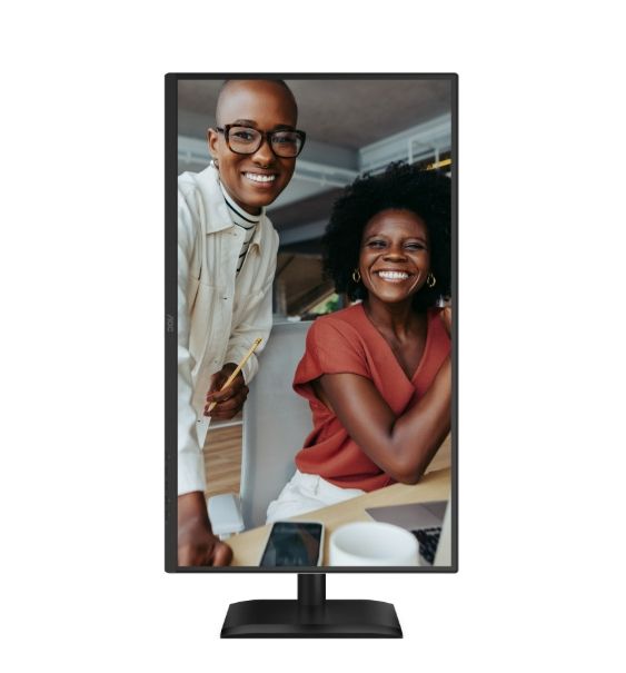 Монитор AOC 27E4U, 27" IPS WLED, 1920x1080@120Hz, 4ms GtG, 300cd m/2, 1500:1, 20M:1 DCR, Adaptive Sync, FlickerFree, Anti Blue Light, 2Wx2, Tilt, Height Adjust, Pivot, Swivel, D-SUB, HDMI, USB Hub