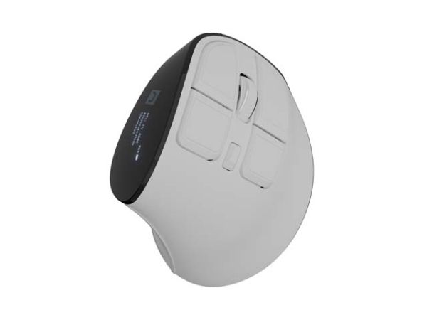 Мишка Natec Euphonie Vertical Mouse PRO Wireless  BT 5.0, 4000DPI Silent, Programmable, White