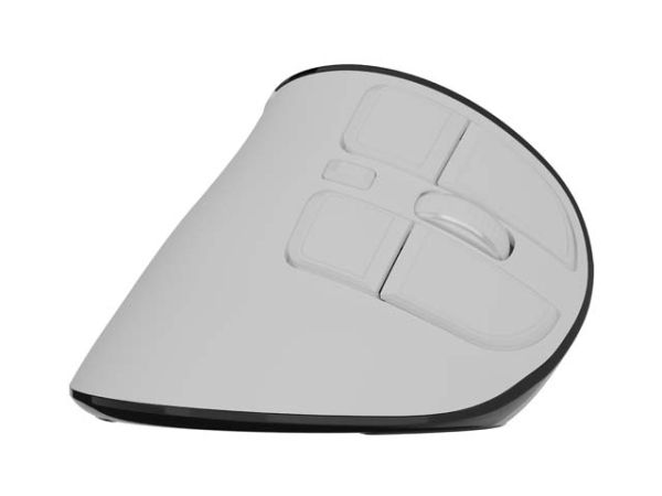 Мишка Natec Euphonie Vertical Mouse PRO Wireless  BT 5.0, 4000DPI Silent, Programmable, White