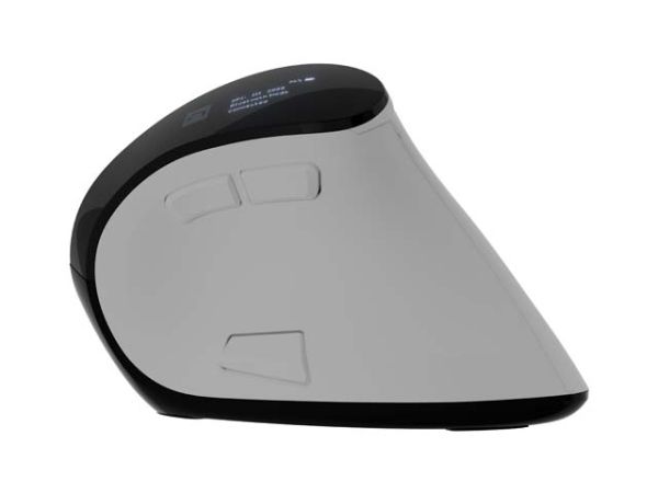 Мишка Natec Euphonie Vertical Mouse PRO Wireless  BT 5.0, 4000DPI Silent, Programmable, White
