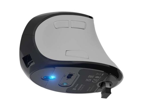 Мишка Natec Euphonie Vertical Mouse PRO Wireless  BT 5.0, 4000DPI Silent, Programmable, White