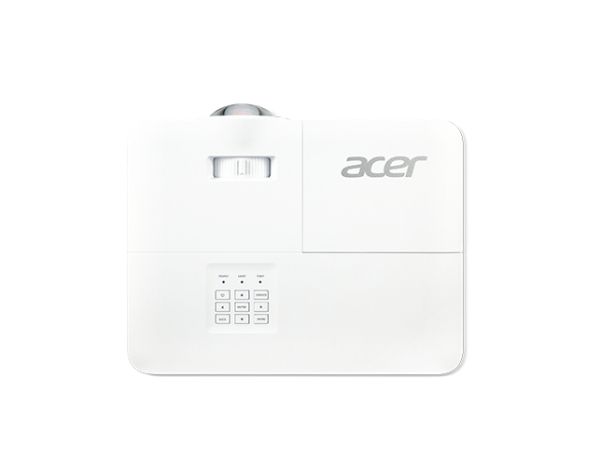 Мултимедиен проектор Acer Projector H6518STi, DLP, Short Throw, FHD (1920x1080), 3500 ANSI Lumens, 10 000:1, 1x, 3D ready, HDMI 2x1.4, VGA in, DC Out (5V/1A,USB Type A), RS232, Audio in/out, Wireless dongle included, Speaker 3W, Bag, 2.95kg, 2Y, White