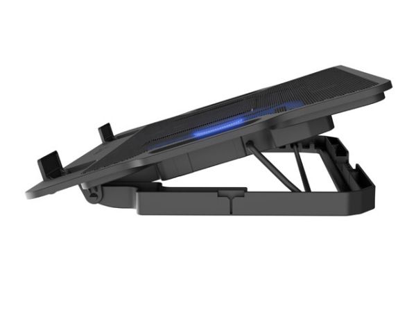 Стойка Natec Laptop Cooling pad Dipper 2 12,1-17,3'' Fan, LED Light, 2 USB