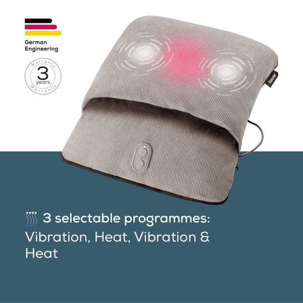 Масажор Beurer FM 28 Compact foot massager 2 in 1: Vibration massager and foot warmer; 3 programs; Operation via USB-C cable; up to size 43; auto switch-off after 20 min