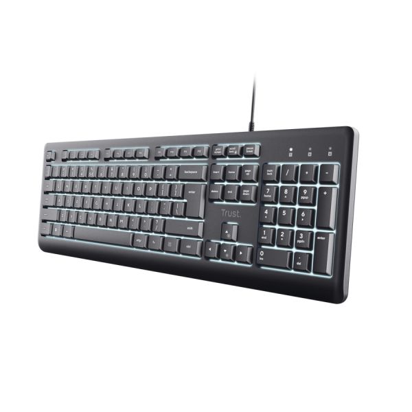 Клавиатура TRUST Primo Illuminated Keyboard BG