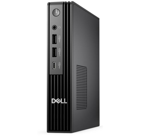 Настолен компютър Dell Pro Micro Plus QBM1250, Intel Core Ultra 5 235 (13 TOPS NPU, 14 cores, up to 5.0GHz), 16 GB: 1 x 16 GB, DDR5, up to 5600 MT/s, 512GB SSD TLC, Integrated Graphics, Wi-Fi 6E, Keyboard&Mouse, 180W, Ubuntu, 3Y PS