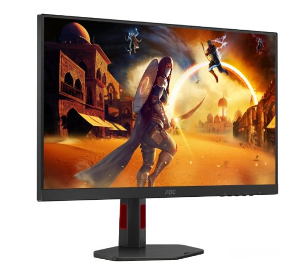 Монитор AOC Q27G4SRU, 27" Fast IPS WLED, 2560x1440@320Hz, 1ms GtG, 0.3ms MPRT, 450cd m2, 1000:1, Adaptive Sync, FlickerFree, Low Blue Light,  2Wx2, Tilt, Height Adjust, Pivot, Swivel, 2xHDMI, DP, USB hub