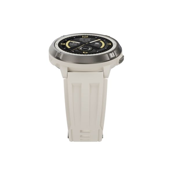 Часовник HiFuture MIX3 Latte, 1.43" AMOLED, 466*466, Powered by Dual Core & Syntra AI, Bluetooth Call, 3ATM Waterproof, Compass & Altimeter, 24/7 True Heart Rate & Blood Oxygen Sensor, Up to 10 days daily use
