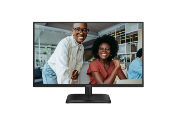 Монитор AOC 24E4U, 23.8" IPS WLED, 1920x1080@120Hz, 4ms GtG, 300cd m/2, 1500:1, 20M:1 DCR, Adaptive Sync, FlickerFree, Anti Blue Light, 2Wx2, Tilt, Height Adjust, Pivot, Swivel, D-SUB, HDMI, DP, USB Hub