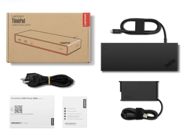 Докинг станция Lenovo ThinkPad USB4 Dock 5000 - 100W EU