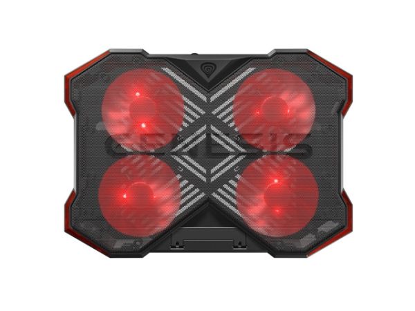 Стойка Genesis Laptop Cooling Pad Oxid 260 15.6-17.3 4 Fans, Led Light, 2 Usb