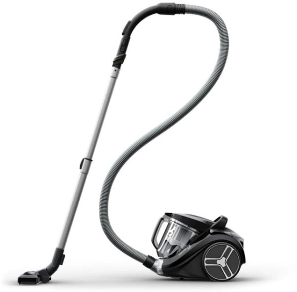 Прахосмукачка Rowenta RO4B75EA Compact Power XXL, Black, 900W, 2.5L, 75 dB, 2in1 crevice, parquet, upholstery, mini turbo, precizion flex crevice