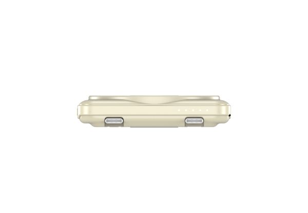 Външна батерия Verbatim Charge 'n' Go 2C Power Bank Magnetic Wireless 5000mAh with 2 USB-C Cables & Stand Gold