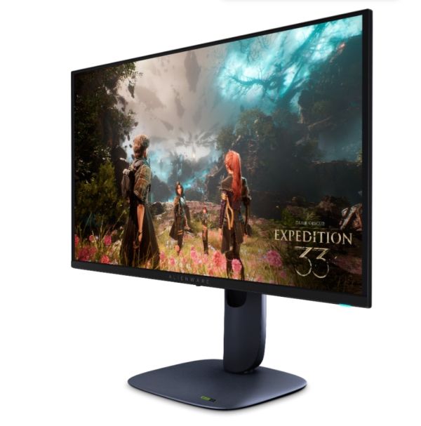 Монитор Dell Alienware AW2725Q, 26.7" QD-OLED, IPS, 0.03 ms GtG, AMD FreeSync, NVIDIA G-SYNC, 1,500,000:1, 1000 cd/m2, 4K UHD (3840 x 2160), 240Hz, 99% DCI-P3, HDMI, Earc, DP, USB 5Gbps, USB-C, PIP, PBP, Height Adjustable, Pivot, Swivel, Tilt