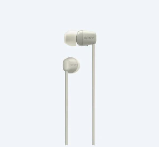 Слушалки Sony Headset WI-C100, taupe