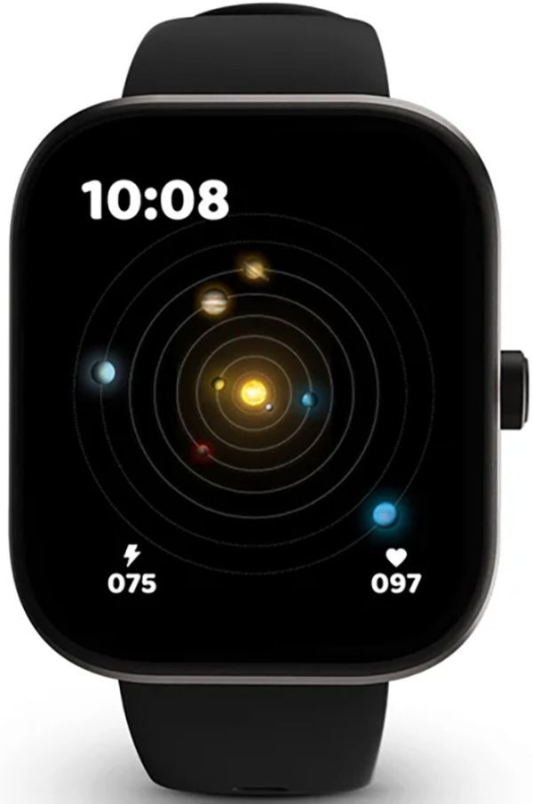 Часовник HiFuture Lume Pro Black Coffee, 1.85 " AMOLED, Always on Display, Powered by Dual Core, Aerospace-Grade Ultra Light Aluminum Frame, Bluetooth Call, 3D User Interface, 1ATM Waterproof, 24/7 True Heart Rate & Blood Oxygen Sensor, 100+ Sports Mode, 
