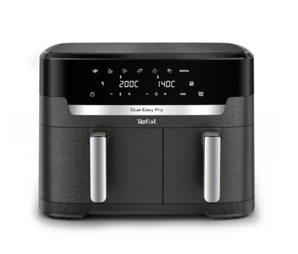 Уред за здравословно готвене Tefal EY942HE0 Xxl Dual Easy Fry Coal Eu