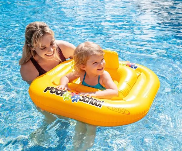 Бебешки надуваем пояс INTEX Deluxe Baby Float Pool School