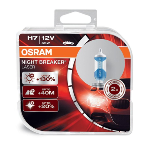  К-Т КРУШКИ OSRAM H7 NB LASER 2БР.  /28966