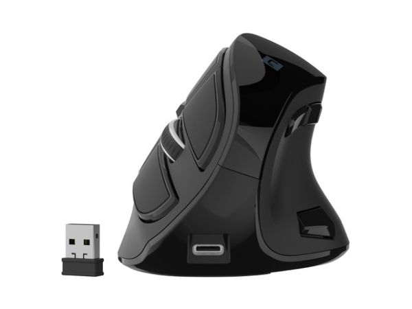 Мишка Natec Euphonie Pro Wireless Vertical Mouse BT 5.0 4000DPI, Silent, Programmable