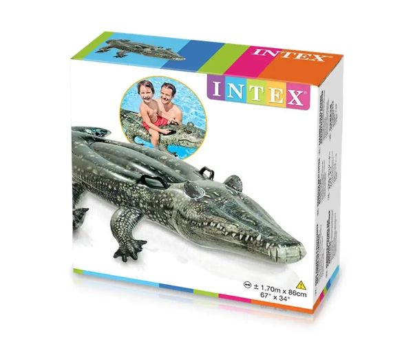 Надуваема играчка Алигатор INTEX Realistic Gator Ride-on