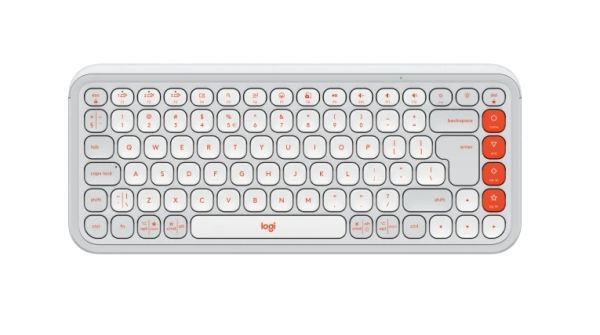 Клавиатура Logitech Pop Icon Keys - White - US INT'L - BT - N/A - INTNL-973