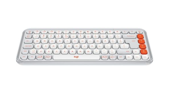 Клавиатура Logitech Pop Icon Keys - White - US INT'L - BT - N/A - INTNL-973