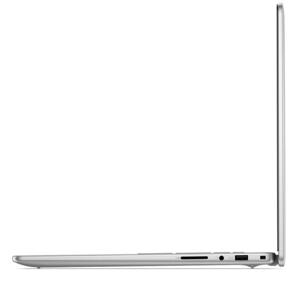 Лаптоп Dell 16 DC16251, Intel Core 7 150U (10 cores, up to 5.4 GHz), 16.0" FHD+(1920x1200) AG 300nits, 16GB, 2x8GB, DDR5, 5200 MT/s, 512GB M.2 PCIe, Intel Graphics, Cam, FPR, Wi-Fi 6E, Backlit Kb, Win 11 Pro, Silver, Aluminium, 3Y PS