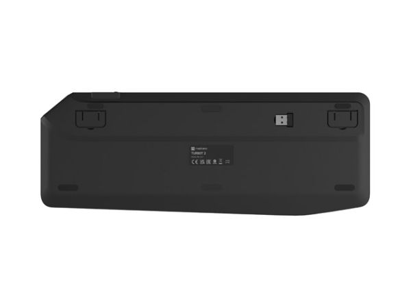 Клавиатура Natec Turbot 2 Keyboard, US, Wireless, BT, 2.4GHz, X-Scissors with Touchpad for Smart TV, Black-Gray