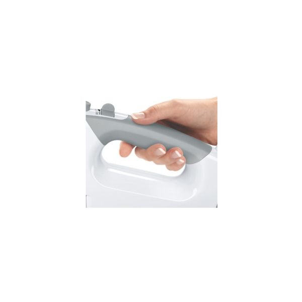 Миксер Bosch MFQ36400, Hand mixer, 450 W, 5 speed settings, additional pulse/turbo setting, white/grey