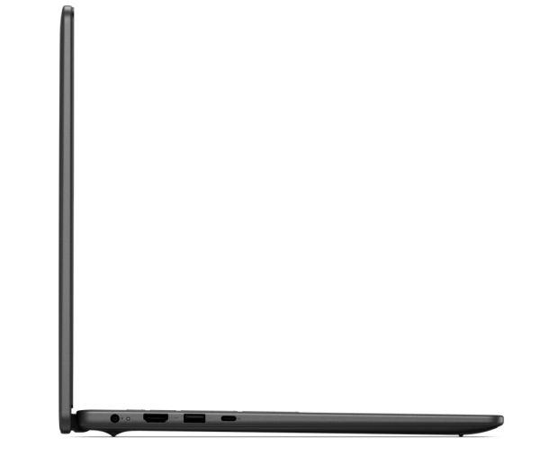 Лаптоп Dell 16 DC16250, Intel Core 5 120U (10 cores, up to 5.0 GHz), 16.0" FHD+(1920x1200) AG, 300nits, 16GB, 2x8GB, DDR5, 5200 MT/s, 1TB M.2 PCIe, Intel Graphics, Cam, FPR, Wi-Fi 6, Backlit Kb, Win 11 Pro, Carbon Black, 3Y BO