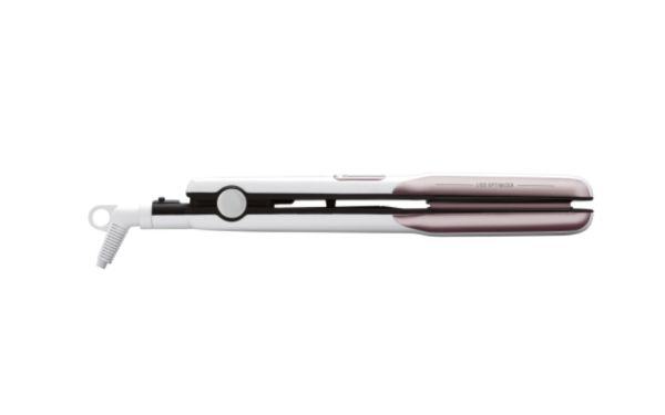 Преса Rowenta SF7660F0 Liss & Curls Premium Care, cashemere keratin coating, ionic function, liss optimizer (silicon strip), LCD screen, 2 settings (130-200C), fast heat up (30'), auto-off (60"), lock system, floating plates