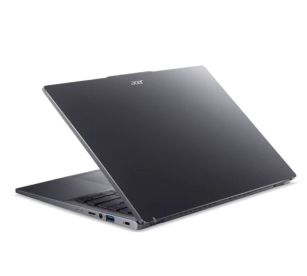 Лаптоп Acer Swift Go SFG14-63-R1DP, AMD Ryzen 7 8845HS (up to 5.1GHz,16MB), 14'' CineCrystal OLED WQ2.8K 90Hz (2880x1800), AMD Radeon Graphics,16GB LPDDR5 onboard, 512GB SSD NVMe, 50Wh, WIFI6E+BT5.3, QHD Cam, MicroSD Reader, Win 11 Home, Backlit KBD, Stee
