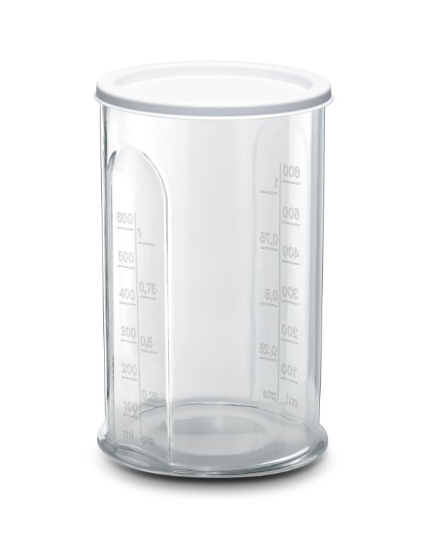 Пасатор Bosch MSM64010, Blender, ErgoMixx, 450 W, Included transparent jug, White, red