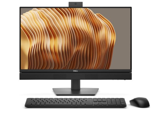 Настолен компютър - всичко в едно Dell Pro 24 All-in-One QC24251, Intel Core Ultra 5 235T (2.20GHz, 24MB), 23.8" FHD 1920x1080 100 Hz IPS AG, 1x16 GB DDR5 up to 5600 MT/s, 512GB SSD, Integrated Graphics, Height Adjustable Stand, FHD HDR Cam, WiFi 6E+BT, K