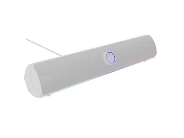 Аудио система Genesis Soundbar Helium, 312BT, 2.0 Bluetooth, White