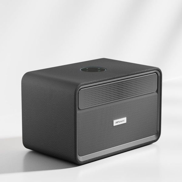 Тонколони HiFuture Passion X Black, 100W Output (Max.Power), Built-in Powerful DSP with DynaBoost Technology, Crafted Wood Cabin, Wireless 5.4, Two-Way Full Range Speaker System, Built-in 8000mAh High-Performance Battery System, Pair to Stereo Sound Syste