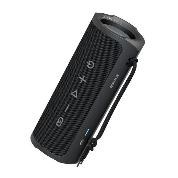 Тонколони HiFuture Ripple Black, 2-Way Speaker System, 20W*1+10W*1, IPX7 Waterproof, Up to 12 Hours Playtime, Bluetooth 5.3, Pair to Play (TWS Mode)