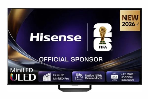 Телевизор Hisense 75"U7S Pro, 4K Ultra HD 3840x2160, ULED, FALD, Quantum Dot, 165Hz, IPS, HDR 10+, HLG, Dolby Vision IQ, Dolby Atmos, Smart TV, WiFi 5GHz, WiFi Direct, BT, Anyview Cast,light sensor,Solar Powered Remote, 4xHDMI, 2xUSB, LAN, CI+, DVB-T2/C/S