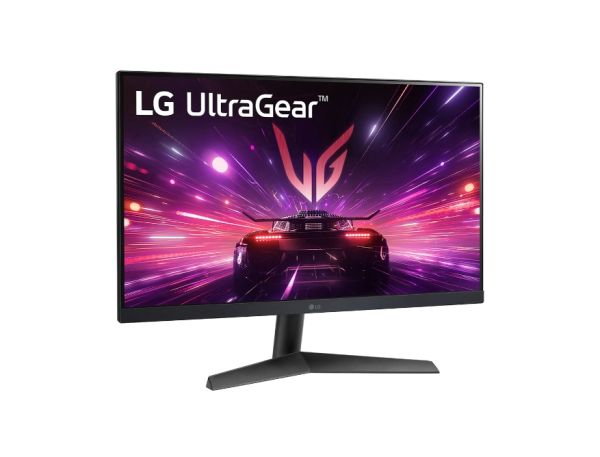 Монитор LG 24GS60F-B, UltraGear, 23.8" IPS, AG, 1ms GtG, 180Hz, 1000:1, 300cd/m2, Full HD 1920x1080, NVIDIA G-SYNC, Radeon FreeSync, HDR 10, sRGB 99%, HDMI, DisplayPort, Reader Mode, Headphone out, Tilt, Black