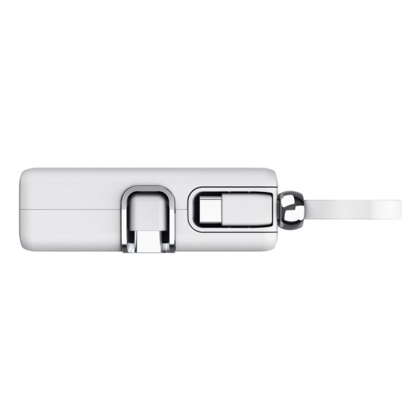 Външна батерия TRUST Pacto 5000 mAh Pocket Powerbank White
