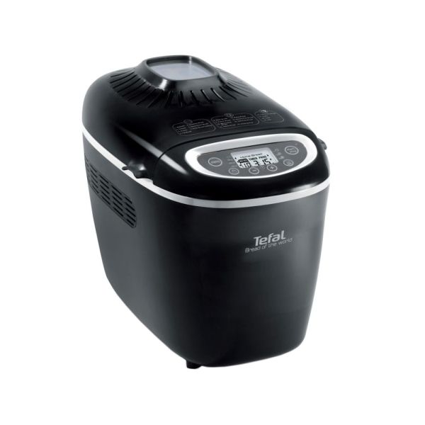 Хлебопекарна Tefal PF611838, Bread Maker, 1600W, Load 750/1000/1500 g, 19 Programs, 3 Levels of firing, black