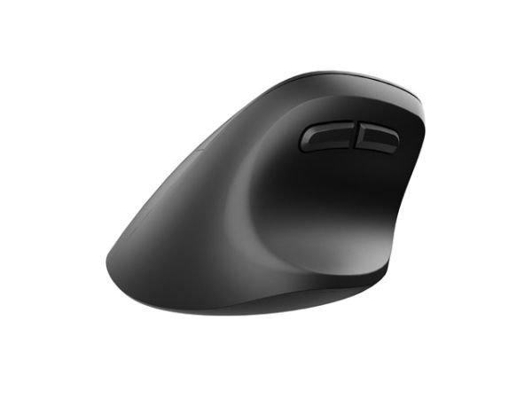 Мишка Natec Vertical Mouse Crake 2  BLUETOOTH 5.2 + 2.4GHZ BLACK 2400dpi, Left handed, black